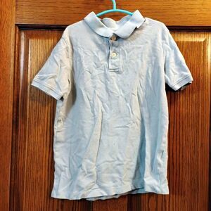 GAP Kids Pale Blue Polo Shirt Short Sleeve Size Small